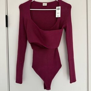 Abercrombie wrap bodysuit
